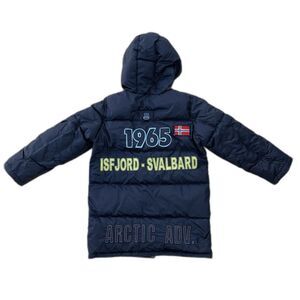 Benetton Kids Arctic Adventures Svalbard Down Parka Coat Size 8 M 130cm